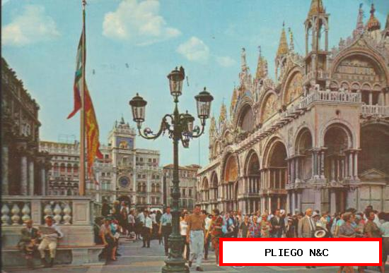 Venecia. Basílica de San Marcos. Franqueada y fechada en 1969
