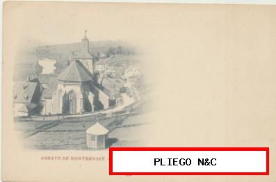 Abbaye de Montbenoit-L´Abside. Anterior a 1904