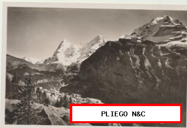 El Jungfrau. Fechado al dorso en 1933