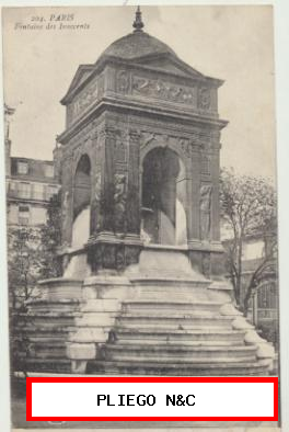 Paris-Fontaine des Innocents. Fechado en 1922
