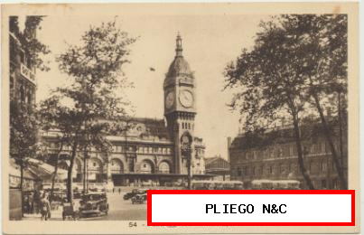 Paris-La Gare de Lyon. Fechado en 1919