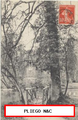 Versailles-Parc du Petit Trianon. Franqueado y fechado en 1912