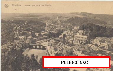 Bouillon-Panorama pris de la còte d¨Auclin. Fechado en 1925