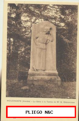 Mouchamps (Vendée) La Stele a la Tombe de Mr. G. Clemenceau