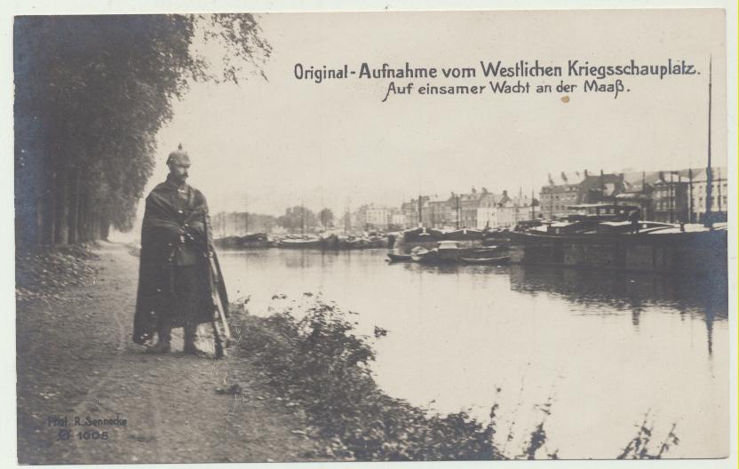 Postal Alemana. Primera Guerra Mundial