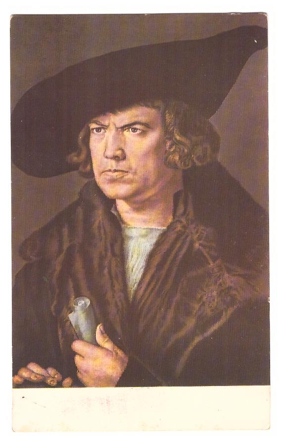 Retrato de Hans Imhoffs. Durero. Museo del Prado
