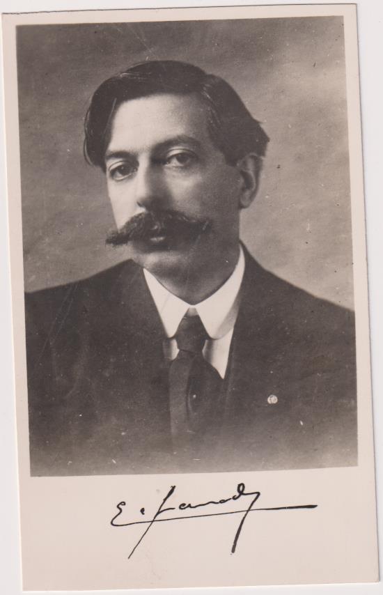 Foto-Postal. Enrique Granados. Compositor Español (1867-1916)