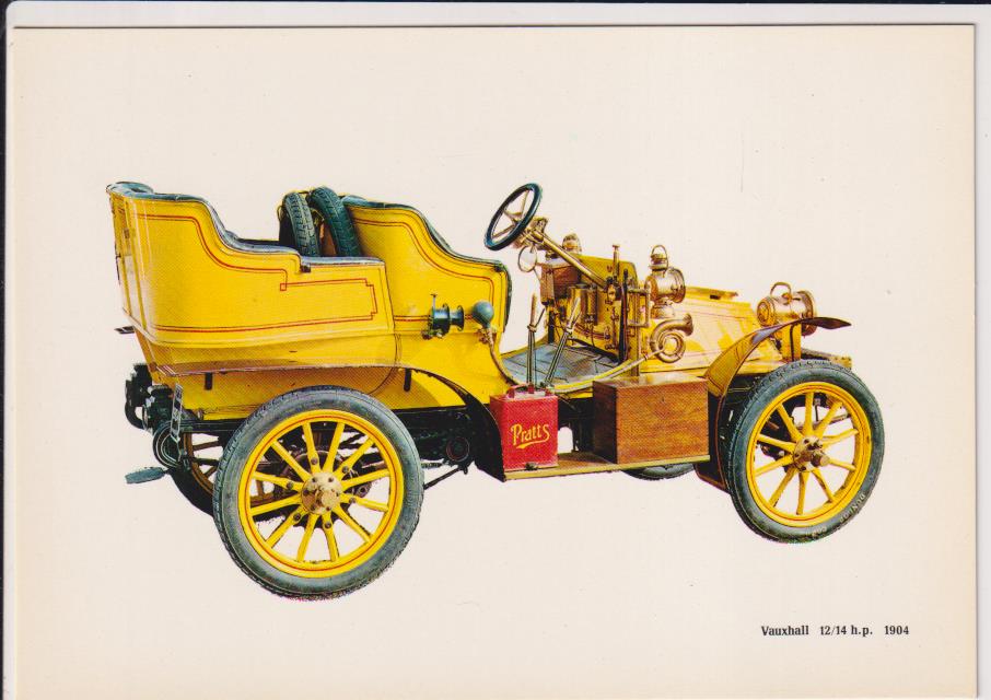 Tarjeta Postal. Vauxhall 1904. Publicidad de Caja de Pensiones Para la vejez y ahorros