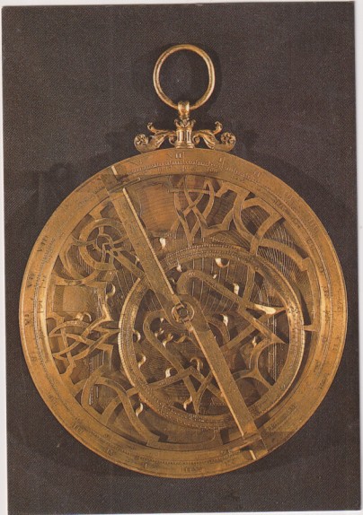 Postal. Museo Naval. Madrid. Astrolabio. Sin usar