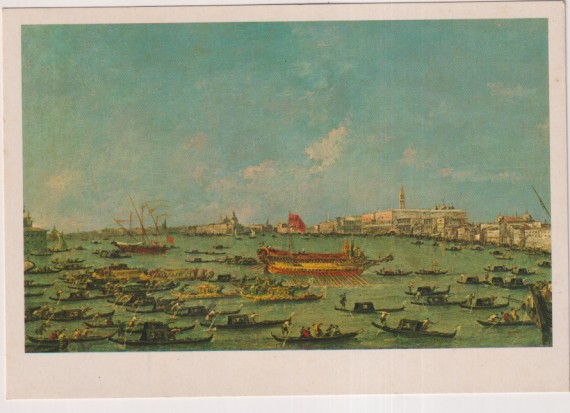 Postal. Arte. Serie Arte. Francesco Guardi (1713-1793) Il Ritorno del Bucintoro (milano) Sin Usar