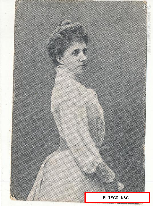 s.A. La princesa Eugenia victoria de battenberg. Franqueado y fechado en 1904