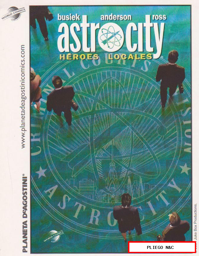 tarjeta postal planeta de Agostini. Astrocity
