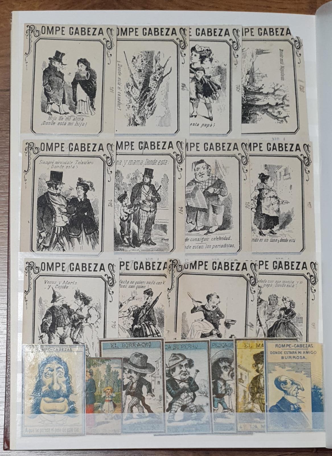 Álbum con más de 700 fototipias de cajas de cerillas del Siglo XIX. INTERESANTE