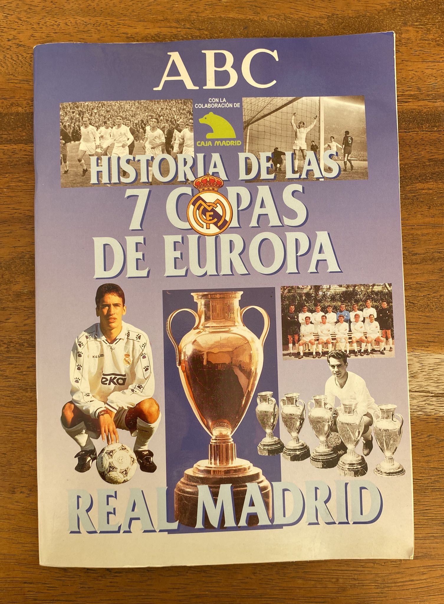 Historia de las 7 Copas de Europa. Real Madrid. Álbum a falta de 4 cromos: 49, 53, 99 y 127