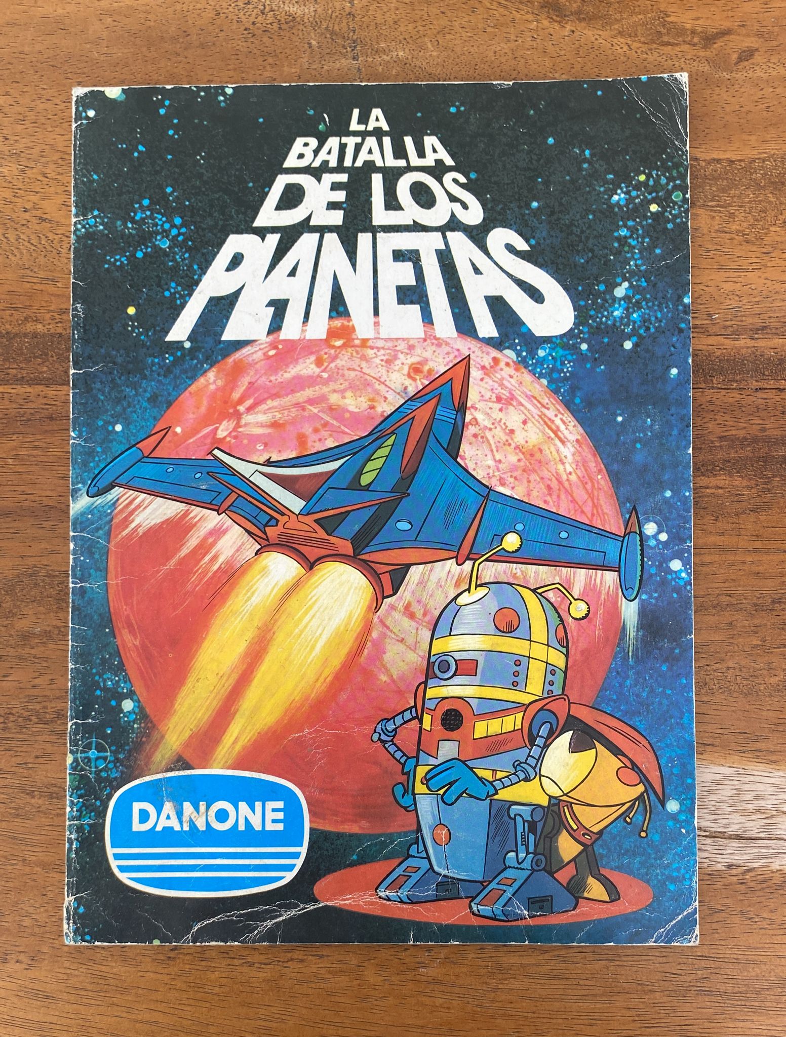 Álbum La Batalla de los Planetas. Completo , 94 cromos. Danone 1980