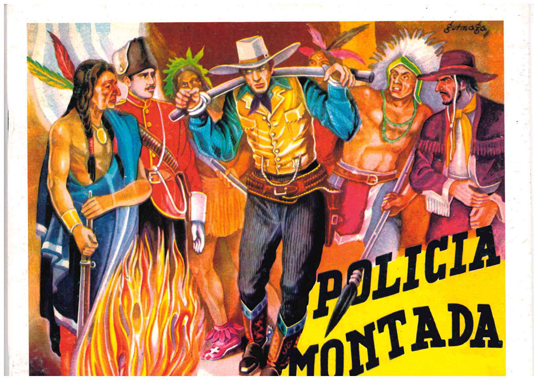 Policía Montada del Canadá. Álbum Facsimil (25x23 cm.) Cromos impresos