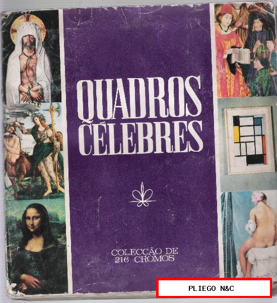 quadros célebres. Agencia portuguesa de revistas 1968. Tiene 146 cromos