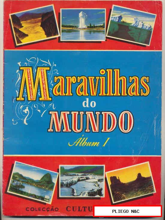 Maravilhas do Mundo Album 1. Bruguera para Portugal 1957. Completo