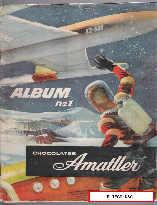 Álbum nº 1. Chocolates Amatller 195? Tiene 104 cromos de los 190 que consta la colección