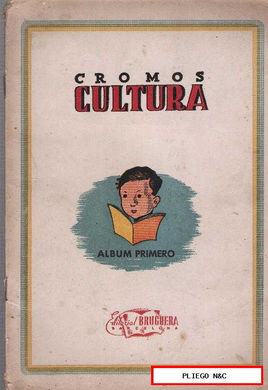 Cromos Cultura. Bruguera 1942. Lote 8 cromos
