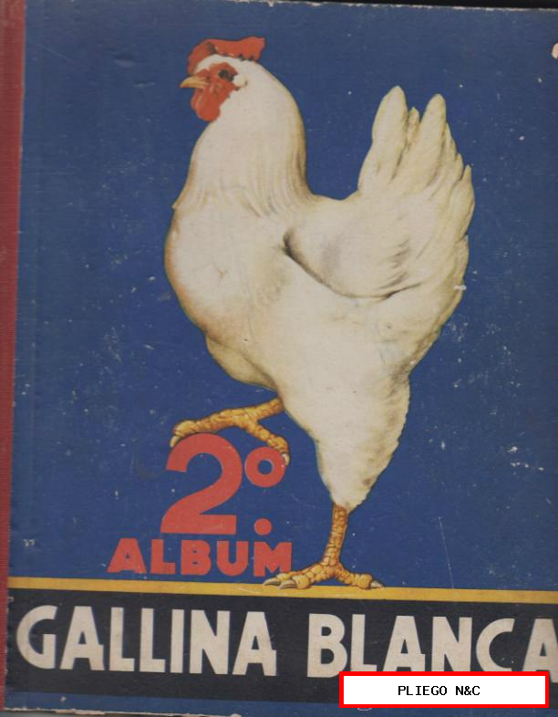 Gallina Blanca Álbum 2º. 1949. Álbum. Tiene 520 cromos, de ellos 203 son de deportes