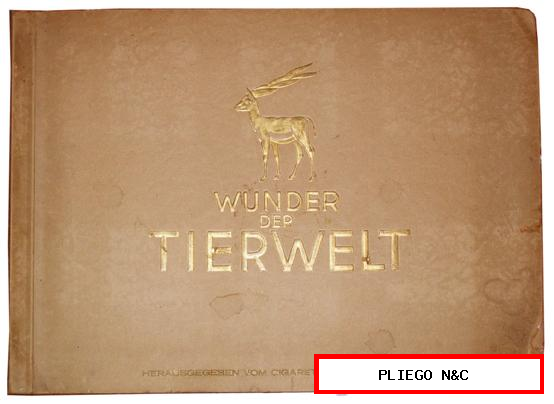 Wunder der Tierwelt. Publicidad Bilderdienst. Completo 201 cromos. Año 1933