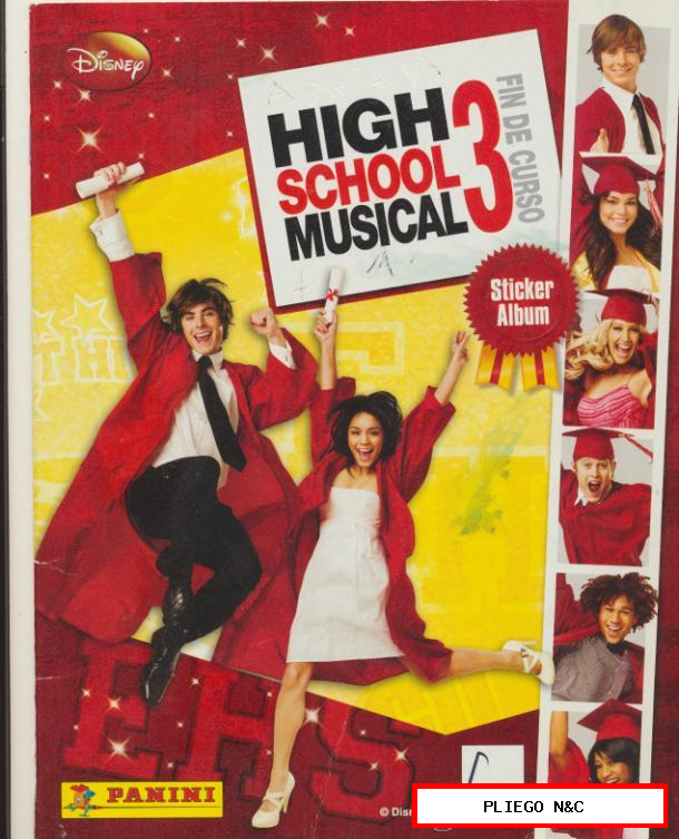 High School Musical 3. Fin de curso. Álbum con 42 cromos