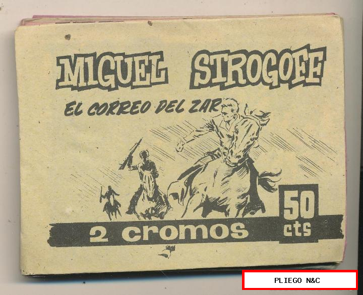 miguel Strogoff el correo del zar. Ediciones olive y hontoria 1965. Lote de 20 sobres sin abrir