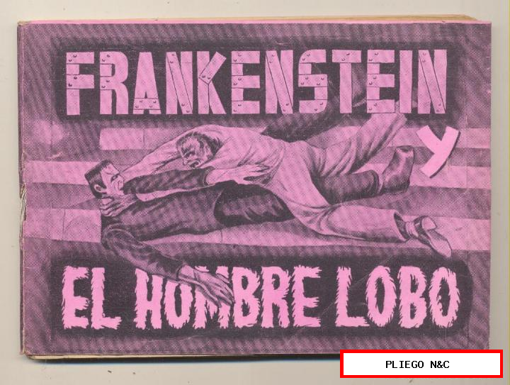 Frankenstein y el hombre lobo. Completo 144 cromos. Fher 1946. Portadas bueno aunque