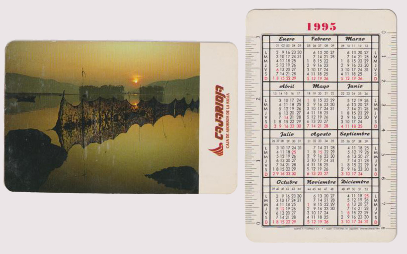 Calendario Fournier. Cajarioja 1995