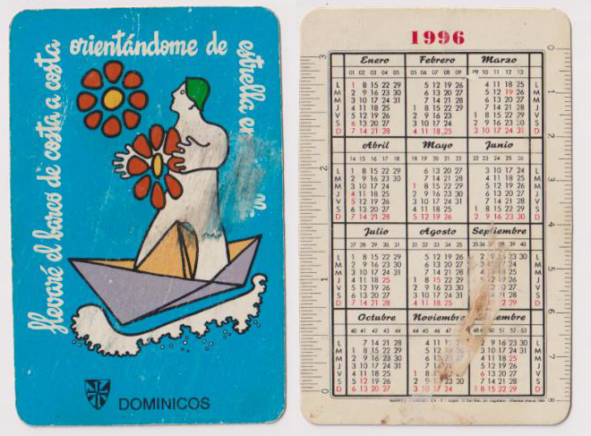 Calendario Fournier. Dominicos 1996