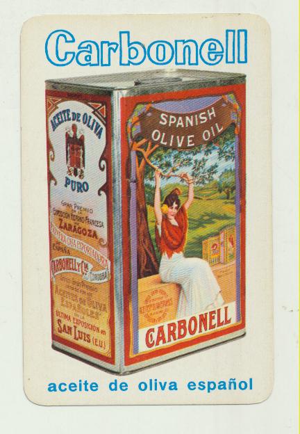 Calendario Fournier 1965. Carbonell, Spanish Olive Oil