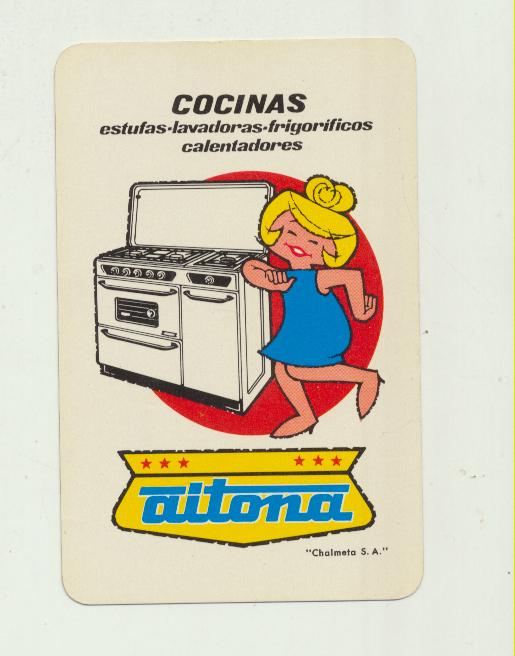 Calendario Fournier 1966. Cocinas Aitona