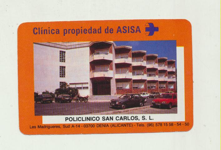 Calendario Fournier 1992. Asisa. Policlínico San Carlos-Denia (Alicante)