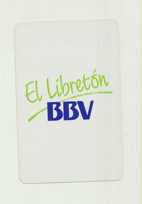 Calendario Fournier 1991. Banco de Bilbao