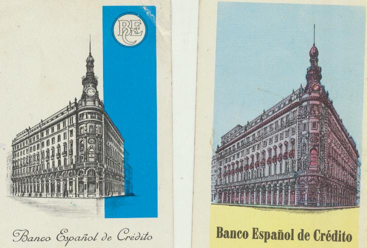 Calendario Fournier Banco Español de Crédito. 1963 y 1964