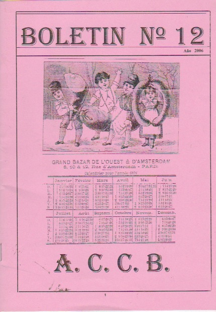 Boletín A.C.C.B nº 12. 2006