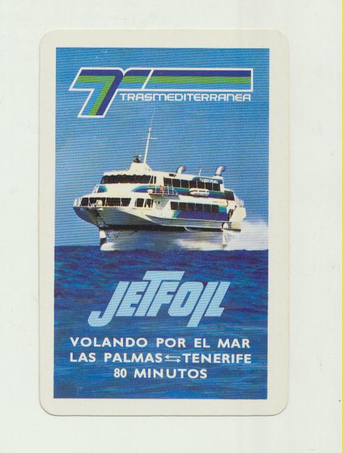 Calendario Fournier. Transmediterránea 1985