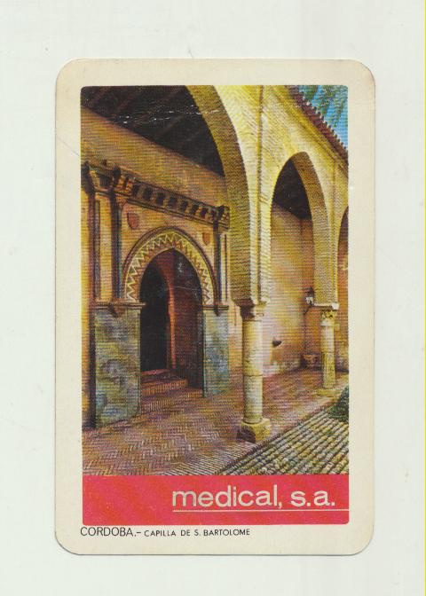 Calendario Fournier. Medical s.a. 1968