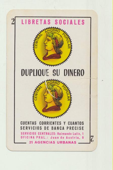 Calendario Fournier. Libretas Sociales 1969