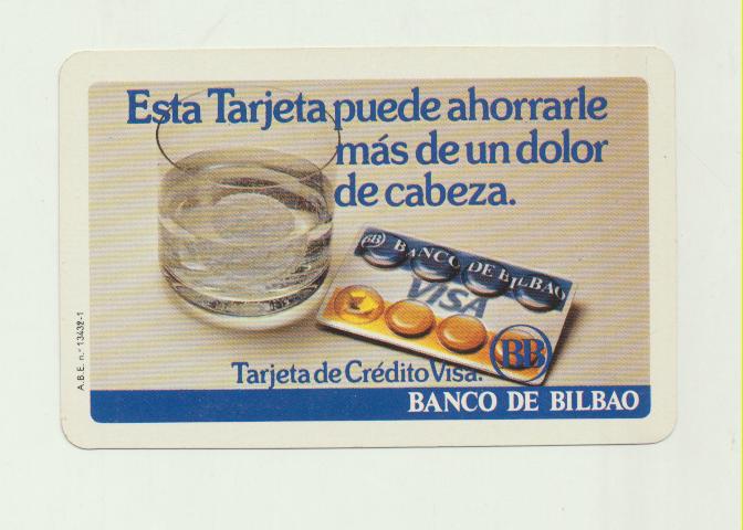 Calendario Fournier. Banco de Bilbao 1982