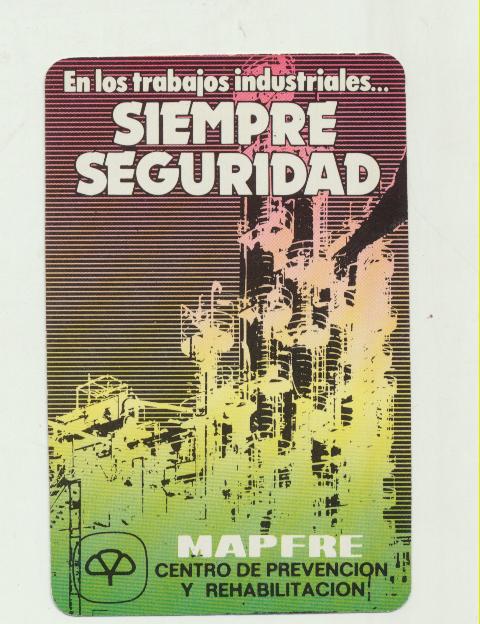 Calendario Fournier. Mapfre 1984