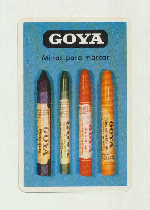 Calendario Fournier. Goya 1977