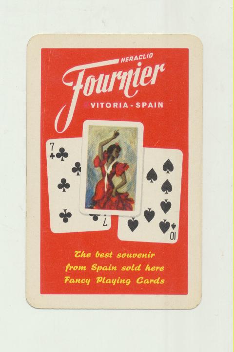 Calendario Heraclio Fournier. The Best Souvenir… 1961