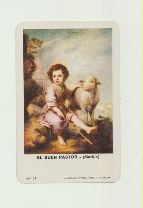 Calendario Fournier. El Buen Pastor 23. 1972. Sin Apostolado de Fátima