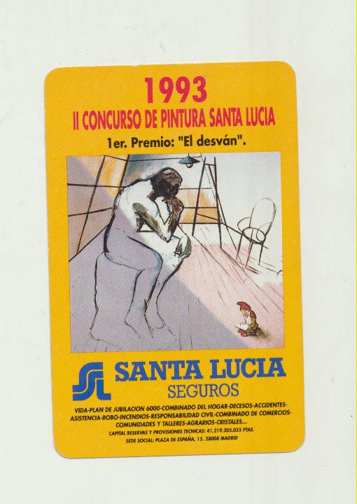 Calendario Fournier. Santa Lucia 1993