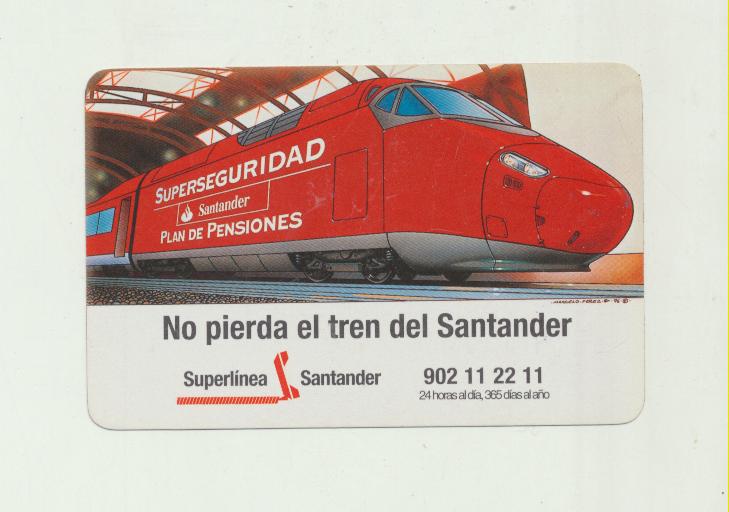 Calendario Fournier. Banco de Santander. Superlinea 1997