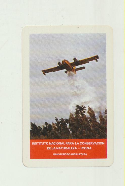 Calendario Fournier. Icona 1979. (Avión contra Incendios)