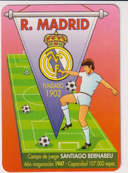 Calendario de Bolsillo del R. Madrid. Año 1997