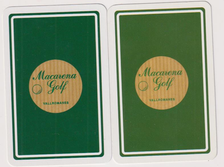 Lote de 2 Calendarios Comas para 2005 y 2007. Macarena Golf